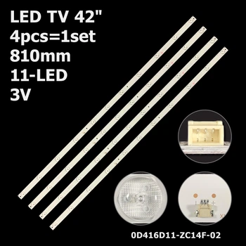 LED підсвітка TV 42" 0D416D11-ZC14F-02 303TT416031 LE42F15 L42F15S1 L42F15S2 4pcs=1set