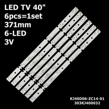 LED підсвітка TV 40" inch 6-led 371mm KJ40D06-ZC14F-01 KJ40D06-ZC14-01 1.14.ZHFD400001 303KJ400032 6шт.