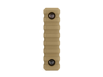 Планка Пикатинни КРУК CRC 9014 Coyote Tan на 7 слотов с креплением M-Lok