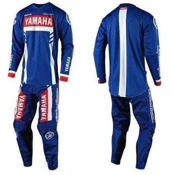 Костюм кроссовый Yamaha (Troy Lee Designs) штаны и джерси для мотокроссу (синий) р.M