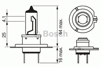 1987302078 BOSCH Лампа H7 12V 55W PX26D LONGLIFE DAYTIME