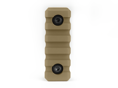 Планка Пикатинни КРУК CRC 9013 Coyote Tan на 5 слотов с креплением M-Lok