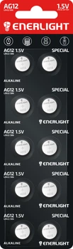 Батарейка Enerlight Special AG12 LR43/386 10 шт. (40120110)