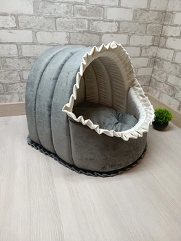 Будинок лежанка для котів та собак Animals_joy Кошик М 46*42 см(044)
