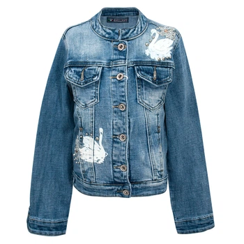 Куртка джинс для девочки Gallant Jeans 83952 158 см Голубой