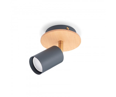 Потолочный светильник Wood Spot Solo Grey (Nowowood Line)