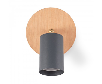 Настенный светильник Wood Spot Solo Grey (Nowowood Line)