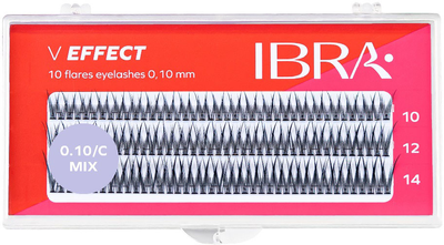 Kępki rzęs Ibra V Effect Mix 120 szt (5907518391321)