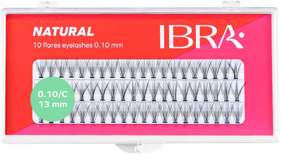 Kępki rzęs Ibra Natural Knot - Free sztuczne 0.10 - C - 13 mm (5906395543984)