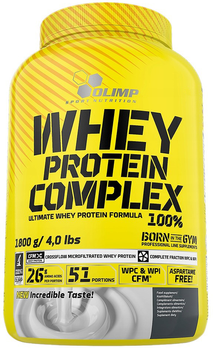 Протеїн Olimp Whey Protein Complex 1.8 кг Полуниця (5901330052477)