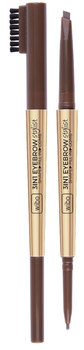 Олівець для брів Wibo Eyebrow Stylist 3 в 1 зі щіточкою 1 Soft Brown (5901801643944)