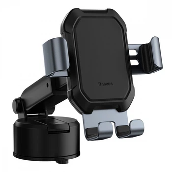 Автомобильный держатель Baseus Tank Gravity Car Mount With Suction Base black