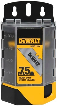 Ostrza zapasowe DeWalt do prac wykończeniowych trapezoidalne 75 szt DWHT11004-7 (3253567110041)
