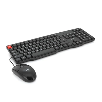 Комплект проводной KB+Mouse HOCO GM16, USB, (Eng / Pyc), Box