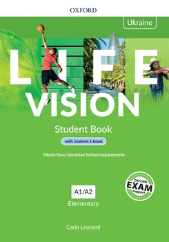 LIFE VISION Elementary Level: Student Book with Student Ebook, Ukrainian Edition - 9780194080040