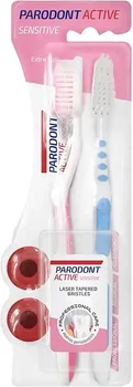 Зубна щітка Aroma Parodont Active 2 в 1 Дуже м'яка 2 шт (3800013513293)