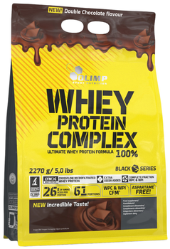 Протеїн Olimp Whey Protein Complex 2.27 кг Подвійний шоколад (5901330064029)