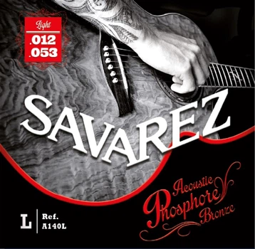 Струни для акустичної гітари Savarez Acoustic A140L Phosphor Bronze .012/.053 (124515)