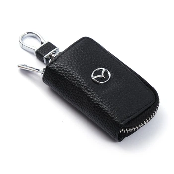 Чохол для ключів з карабіном Mazda (Шкіра) 2863