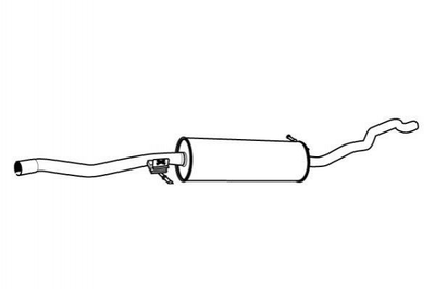 Глушитель средний STARLINE 42.48.422 Ford Galaxy; Volkswagen Sharan 7M3253409R, 7M3253409M, 3M2J5230A1A