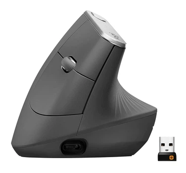 Миша Logitech MX Vertical Advanced Ergonomic Mouse - GRAPHITE - 2.4GHz/BT - E L910-005448
