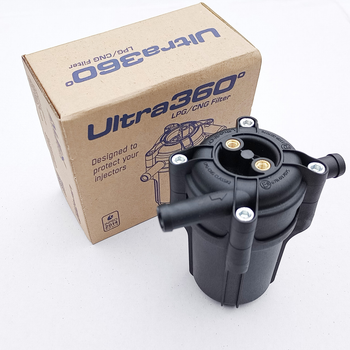 Фильтр отстойник Alex Ultra 360 12х12 тонкой очистки ГБО в сборе с картриджем GF1212