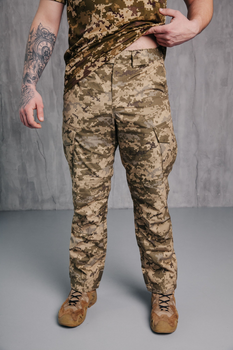 Мужские брюки крепкие пиксель «Kayman» с усиленными зонами и накладными карманами 38-34