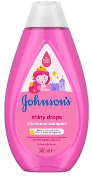 Шампунь Johnson & Johnson Johnson's Shiny Drop 500 для дітей з аргановою олією 500 мл (3574669907200)