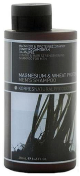 Szampon do włosów Korres Men's Toning & Hair-Strengthenning tonizujący i wzmacniający z magnezem i proteinami pszenicy 250 ml (5203069021572)