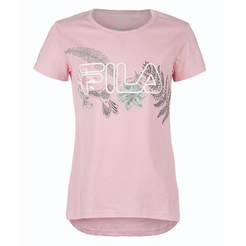 Футболка для девочки Fila Girl's T-shirt 6 лет (116-122 см) розовый с серым (101957-X0-6)