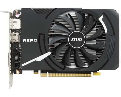 Видеокарта GeForce GTX 1050 2GB MSI Aero ITX OCV1 (GeForce GTX 1050 AERO ITX 2G OCV1) Б/У