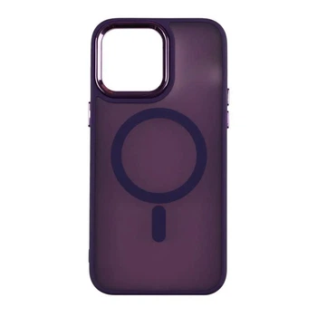 Чехол Space Magnetic Color з Magsafe для iPhone 15 Pro Max Темно-фиолетовый