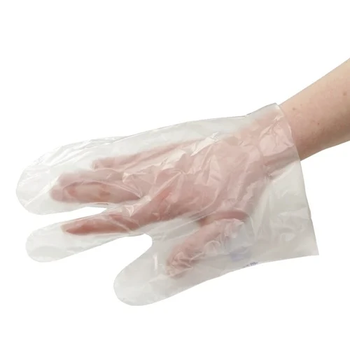 Гигиенические перчатки на 3 пальца DeWitte PURE HANDS HYGIENIC 3 FINGER GLOVE 40 MICRON - 500 pcs 320.200.002