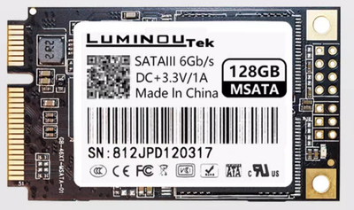 SSD диск LuminouTek mSATA 128Гб