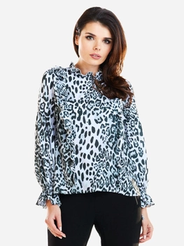 Блуза жіноча Awama A259 XL Чорно-біла (5902360535558)