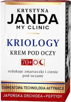 Krem pod oczy JANDA My Clinic Kriology 70+ 15 ml (5903899661640)