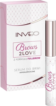 Сироватка для брів Inveo Brows 2 Love Hypoallergenic Eyebrow Serum Stimulating Hair Growth 3.5 мл (5907573418742)