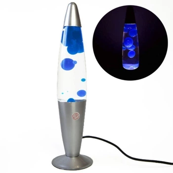 Настольная Лава лампа с воском без запаха motion lava lamp Happy Home KM IO37 34.5 см синяя