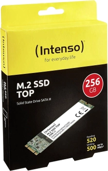 SSD диск Intenso Top Performance 256GB M.2 SATA III 3D NAND SLC (3832440)