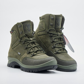 Ботинки Зимние тактические кожаные с мембраной Gore-Tex PAV Style Lab HARLAN 550 р.37 25см хаки (954333547)