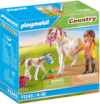 Набір фігурок Playmobil Country Horse with Foal (4008789712431)