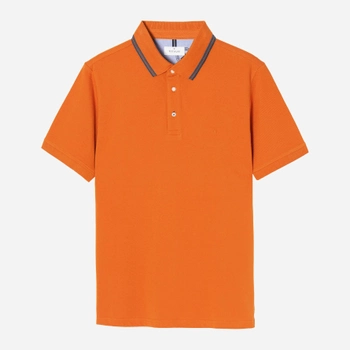 Koszulka polo męska Tatuum JAY 3 T2216.466 L Pomarańczowa (5900142165603)