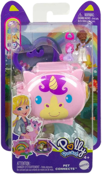 Набір фігурок Mattel Polly Pocket Mini Pet Connects Unicorn (0194735077526)