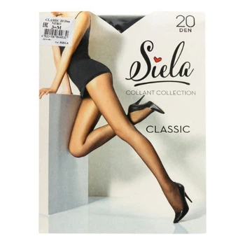 Колготки жіночі Siela Classic 20 DEN Nero, р. 3