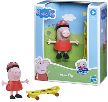 Figurka Hasbro Peppa Pig and Skateboard 6 cm (5010994120825)