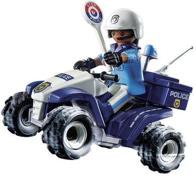 Фігурка Playmobil City Action Police Speed Quad 7.5 см (4008789710925)
