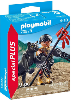 Zestaw figurek Playmobil Special Plus Warrior With Panther Building (4008789708786)