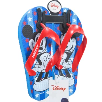 Шльопанці-в'єтнамки Disney Mickey Mouse 28-29 синій з червоним (WD12030_middl_star-28)