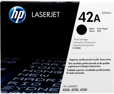 Toner HP 42A Q5942A Black (829160221755)