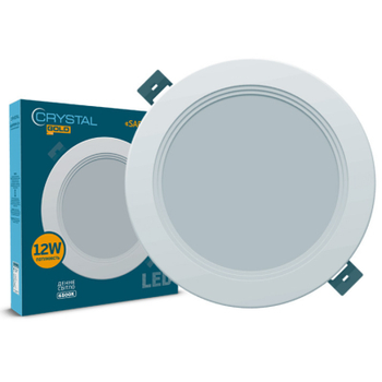 Светильник Crystal GOLD SAPFIR M- 12W 6500K (DNL-027)